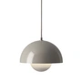 & Tradition - FlowerPot Pendant light VP1, gray-beige