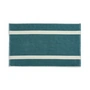HAY - Stripe Bath Mat 50 x 80 cm, petrol blue