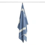 HAY - Stripe Bath Towel 100 x 150 cm, dusty blue