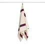 HAY - Stripe Towel 70 x 140 cm, burgundy