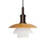 Louis Poulsen - PH 3/3 Centenary Edition Pendant Light, Amber/Opal White