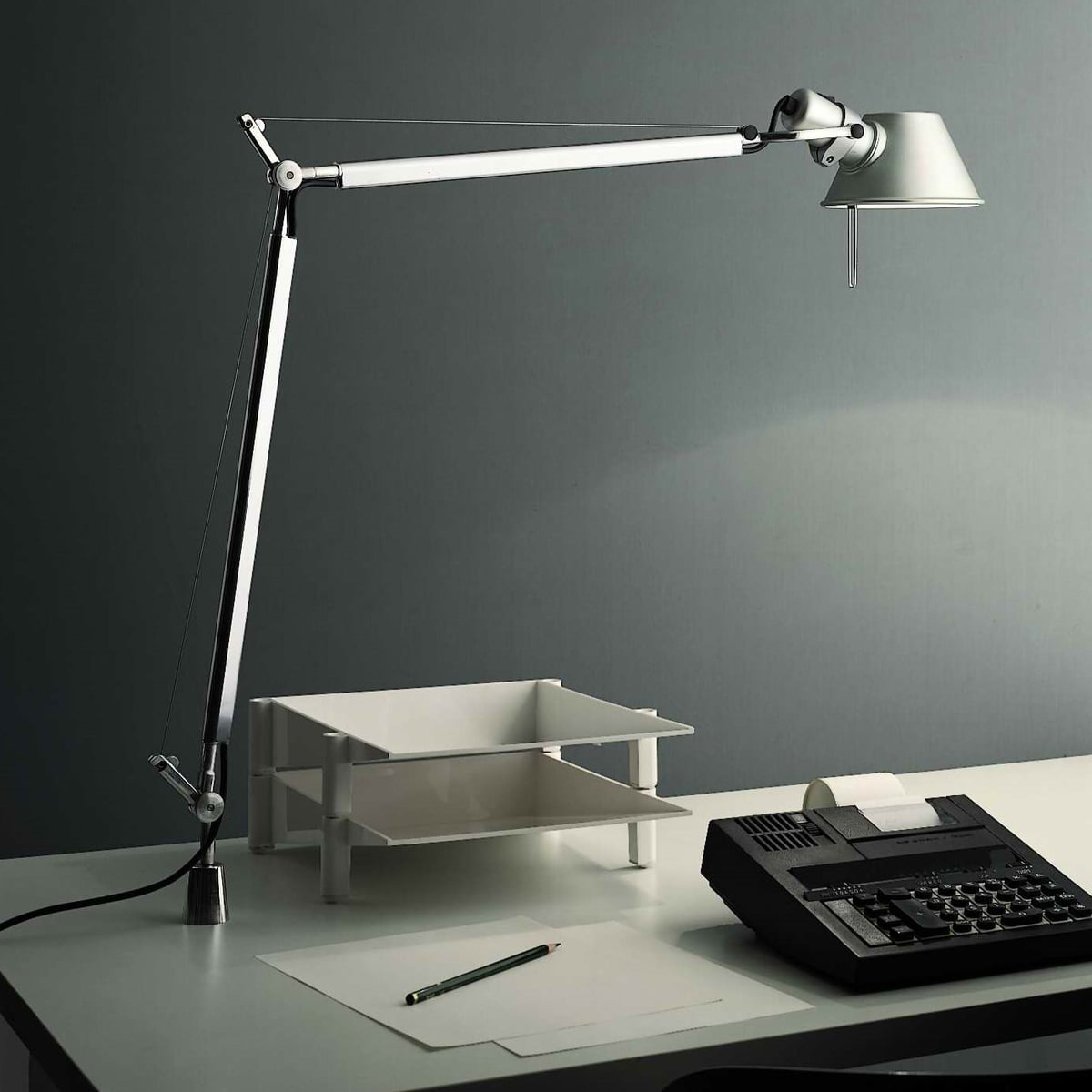 アルテミデ　TOLOMEO TAVOLO　M IN I LED S7077S Tolomeo Tavolo, Aluminium, Table clamp, LED | Artemide