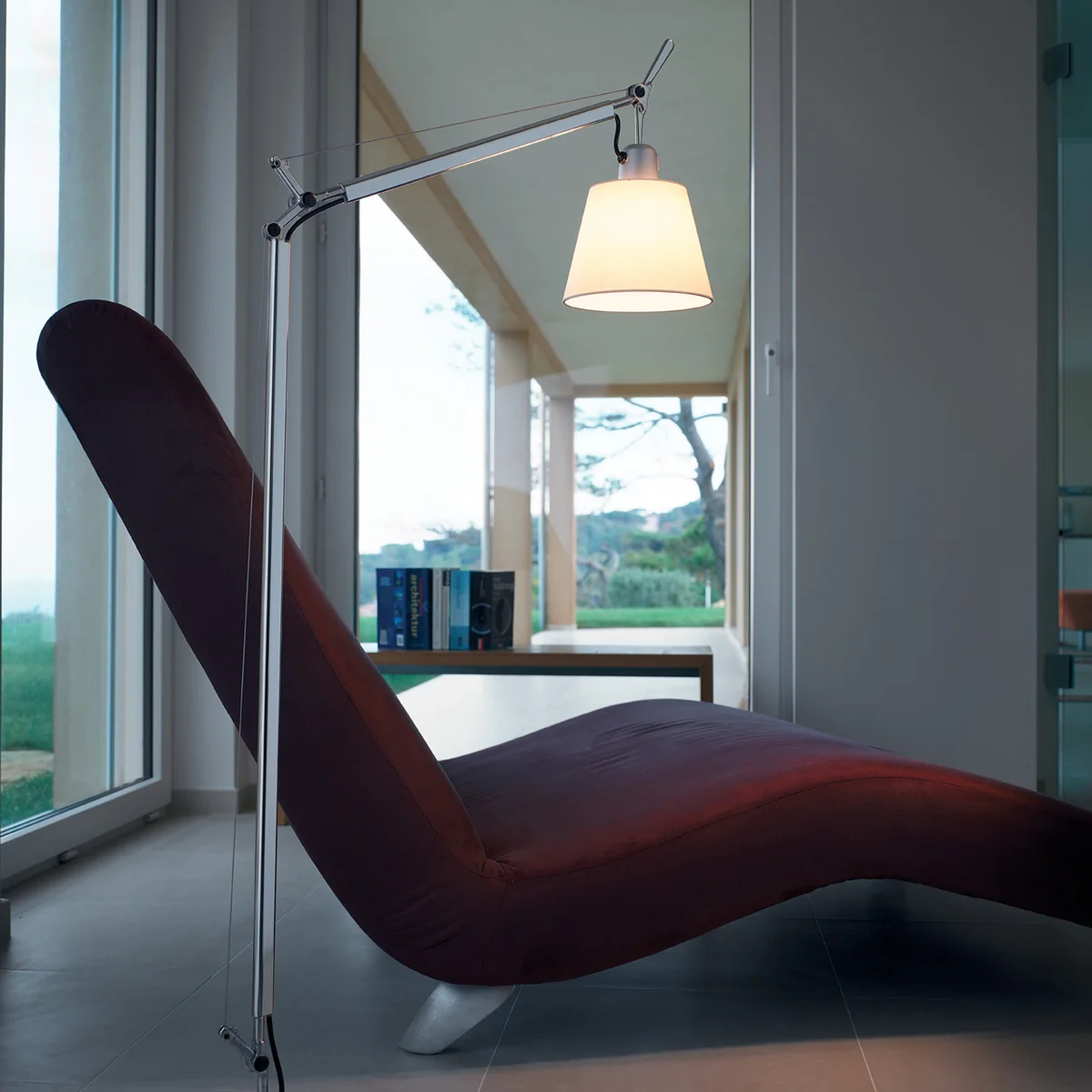 フロアスタンド Artemide TOLOMEO Reading Floor LETTURA Tolomeo Reading Floor （Silver） ｜ Artemide アルテミデ