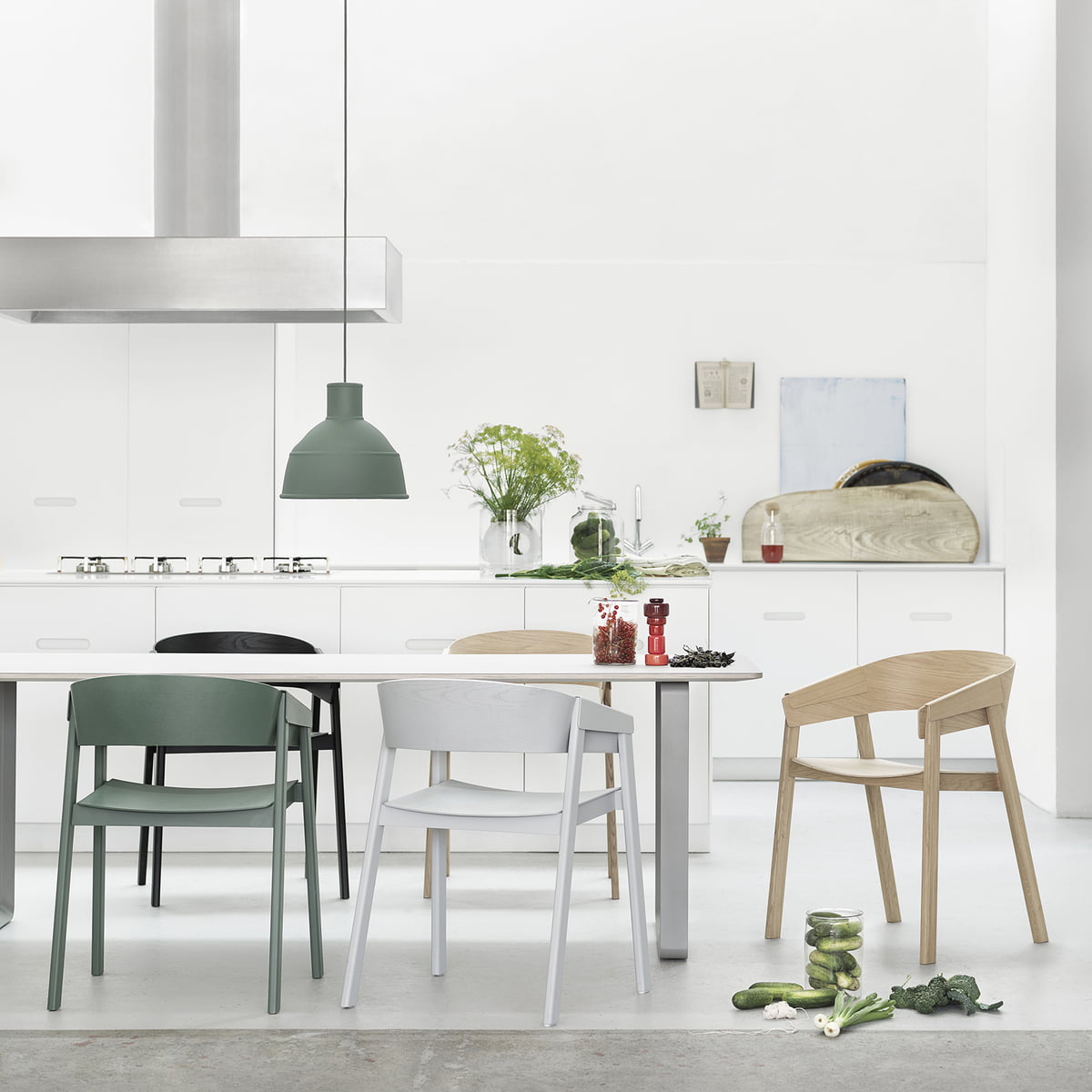 The Muuto Cover Chair in the home design shop