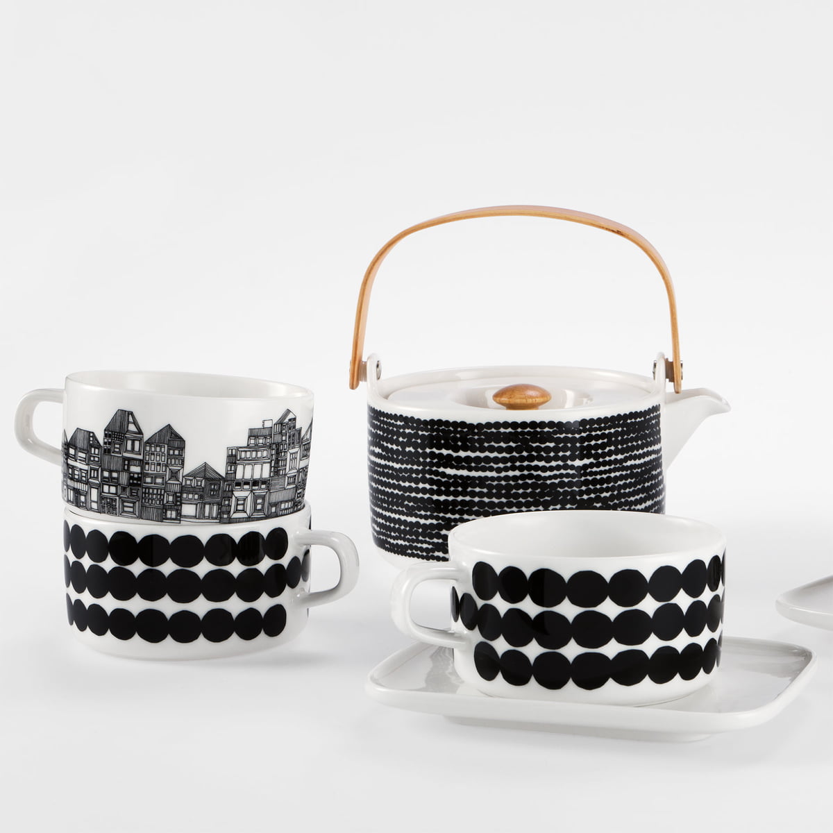 Oiva Räsymatto Cup with Handle by Marimekko