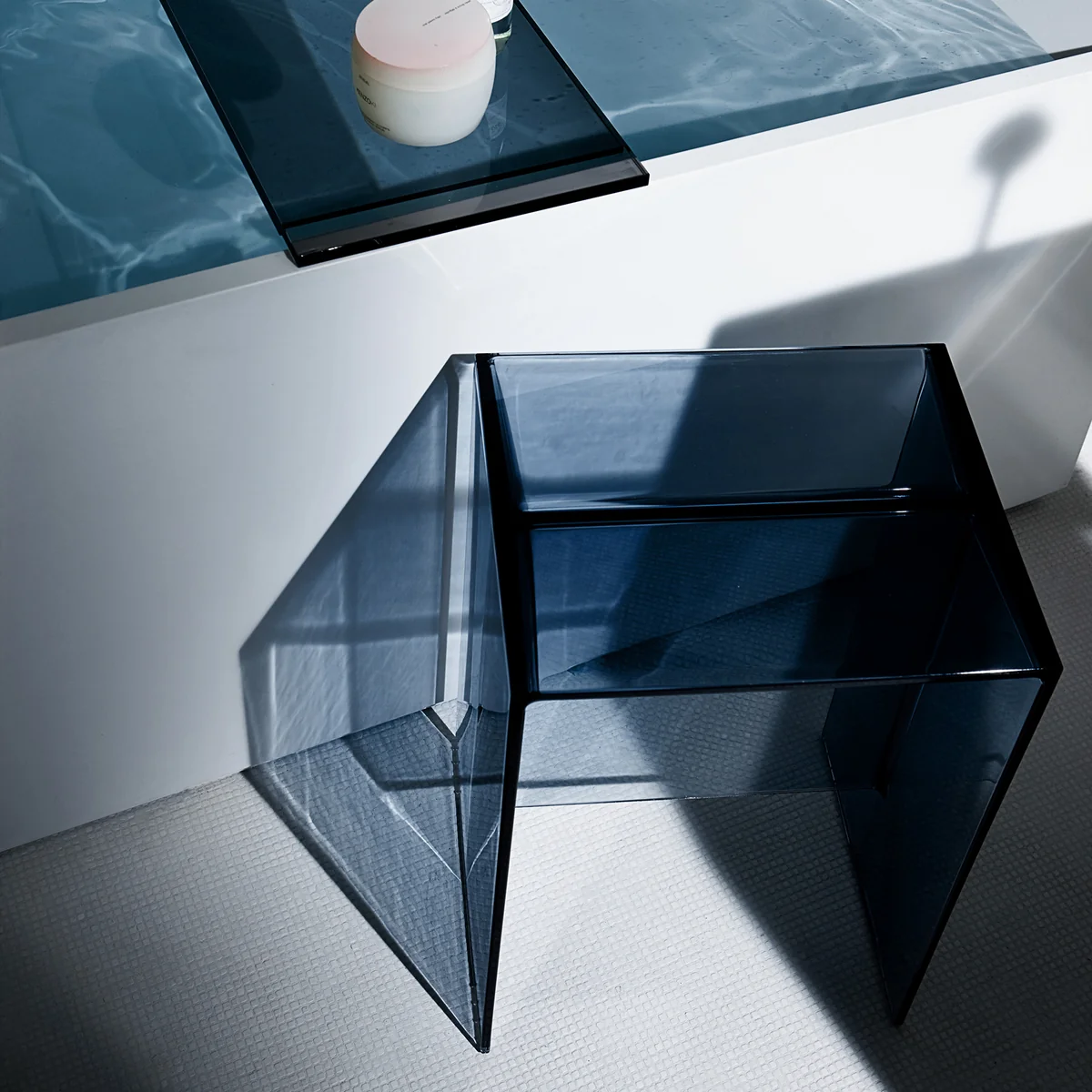 The Max-Beam Stool and Side Table by Kartell