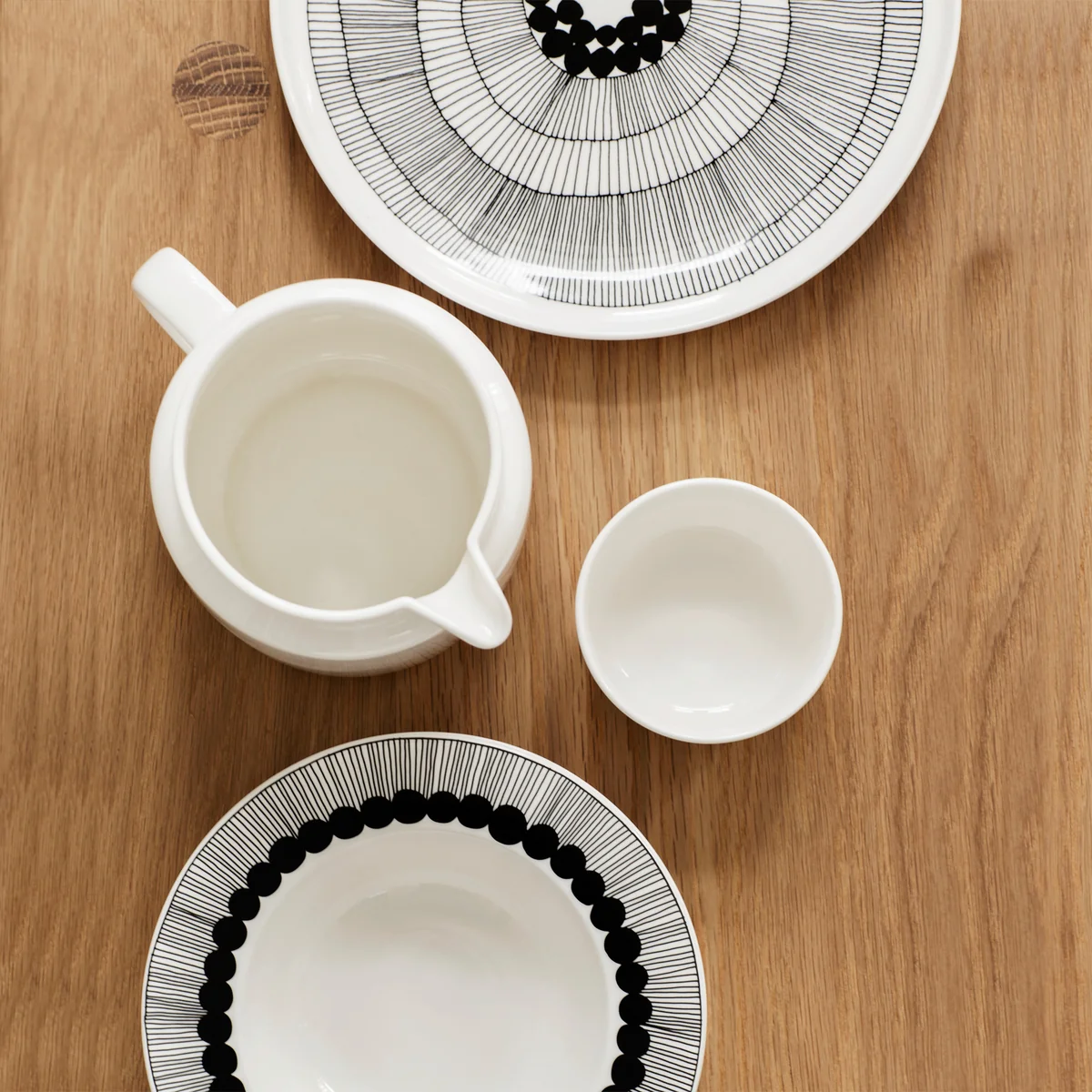 marimekko　CO-CREATED トレイ　marimekko Marimekko - Oiva Siirtolapuutarha plate Ø 25 cm | Connox