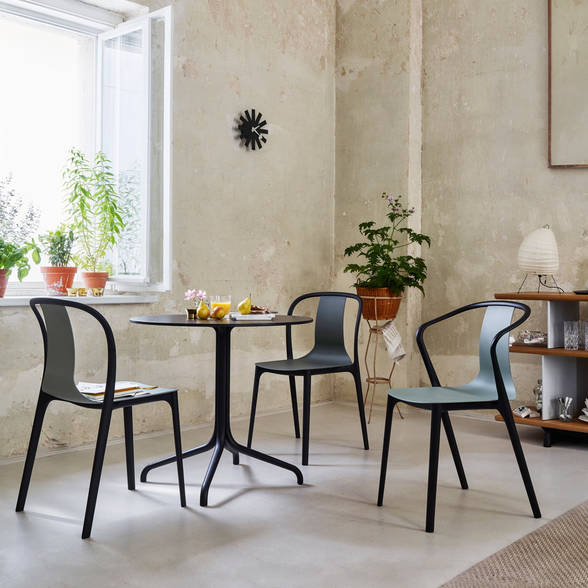 Belleville Chair Wood by Vitra in the home design shop