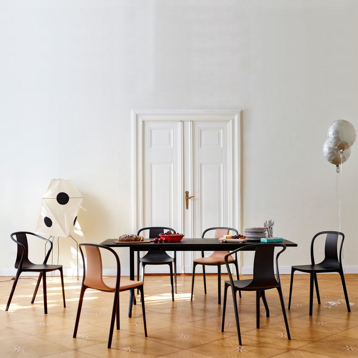 Belleville Chair Wood by Vitra in the home design shop