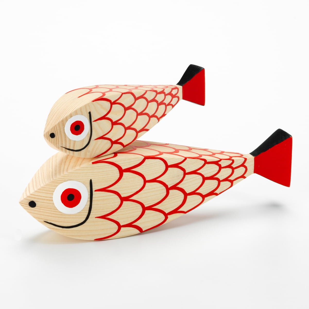 Wooden Dolls Mother Fish & child by Vitra in the shop