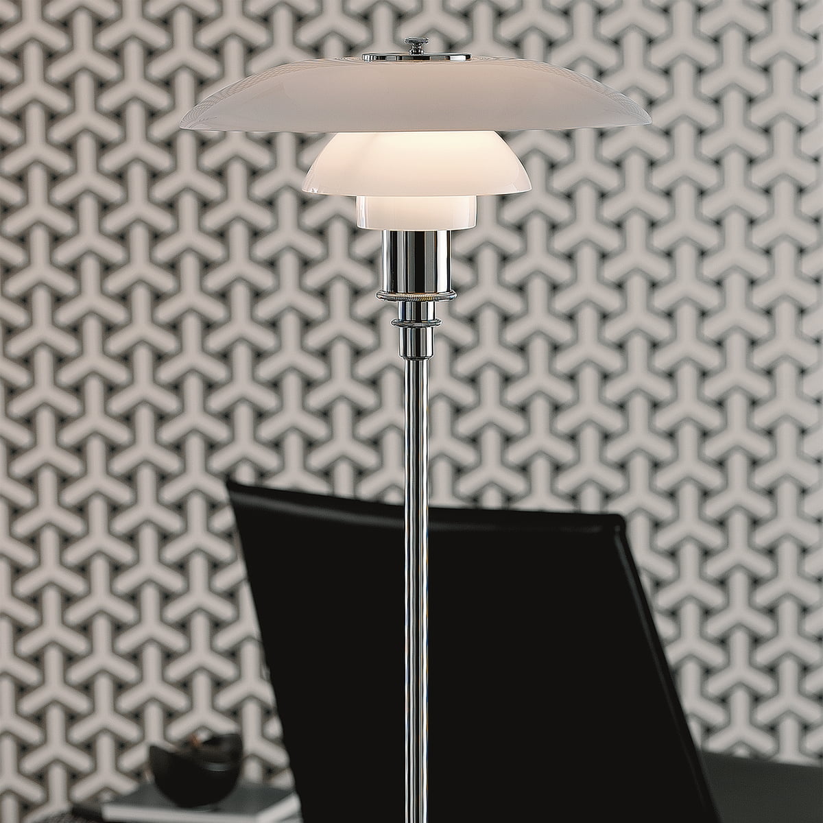 Shop PH 4-3 Glass Floor Lamp by Louis Poulsen