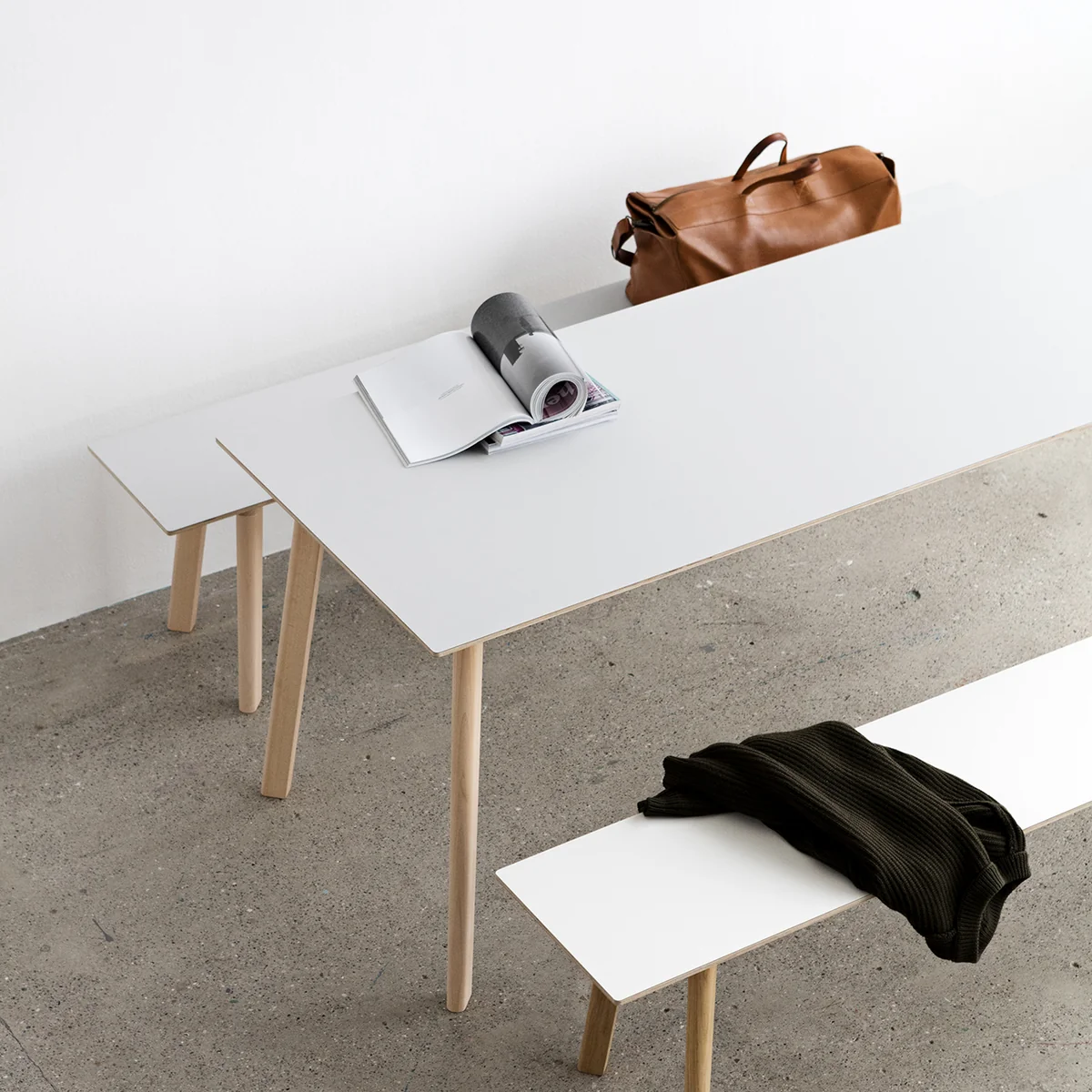 【限定価格】HAY ヘイ　ダイニングテーブル　CPH DEUX 210 HAY CPH Deux 210 / ヘイ CPH ドゥ 210 幅140cm - インテリア