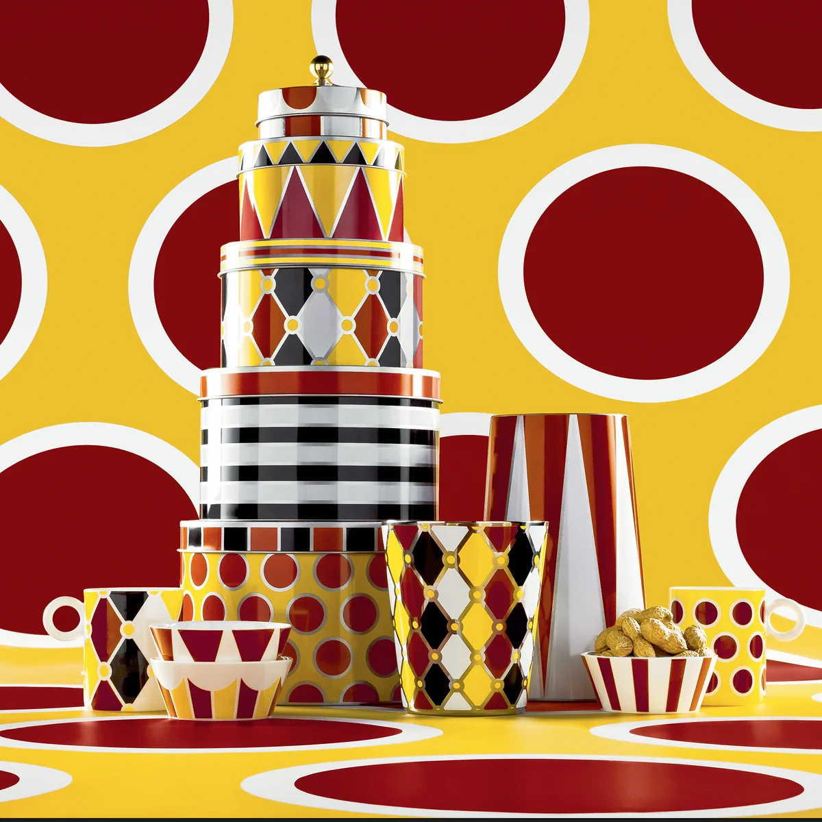 アレッシィ　ALESSI サーカス　CIRCUS 収納ジャー アレッシィ ALESSI サーカス CIRCUS 収納ジャー ガラスジャー 2