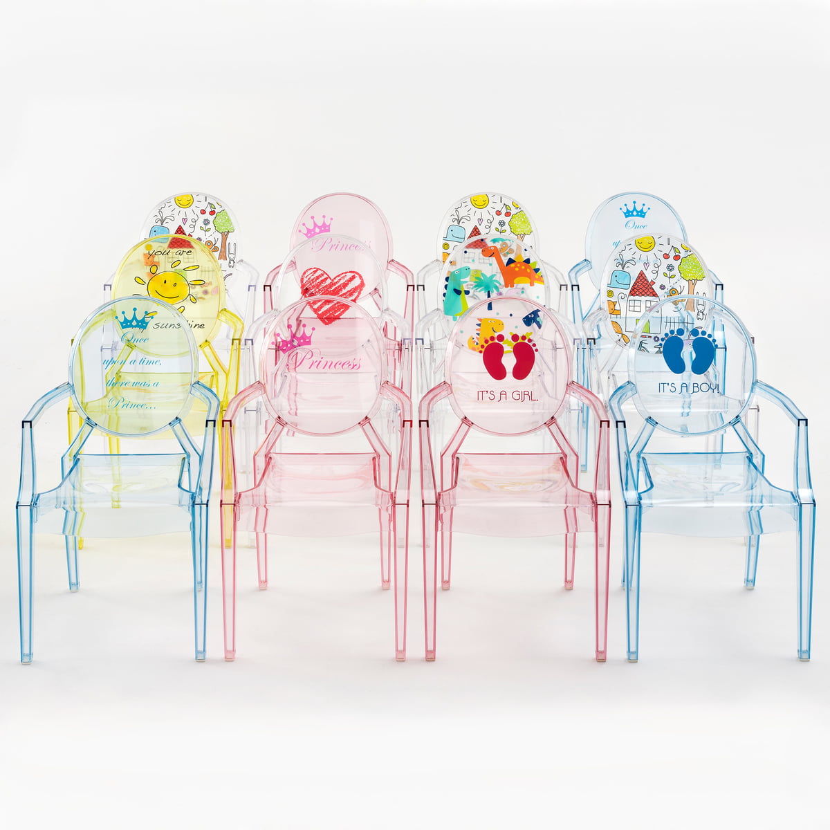 children's ghost chair and table