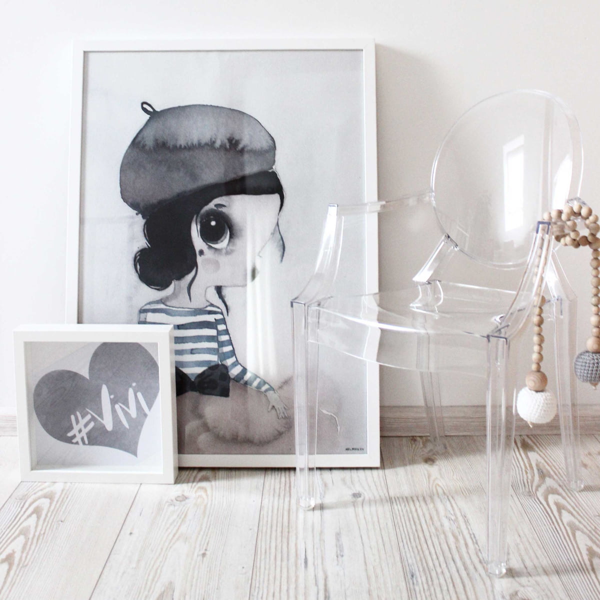 Kartell LOUIS GHOST 2脚set Kartell Louis Ghost set 2 Chairs Crystal