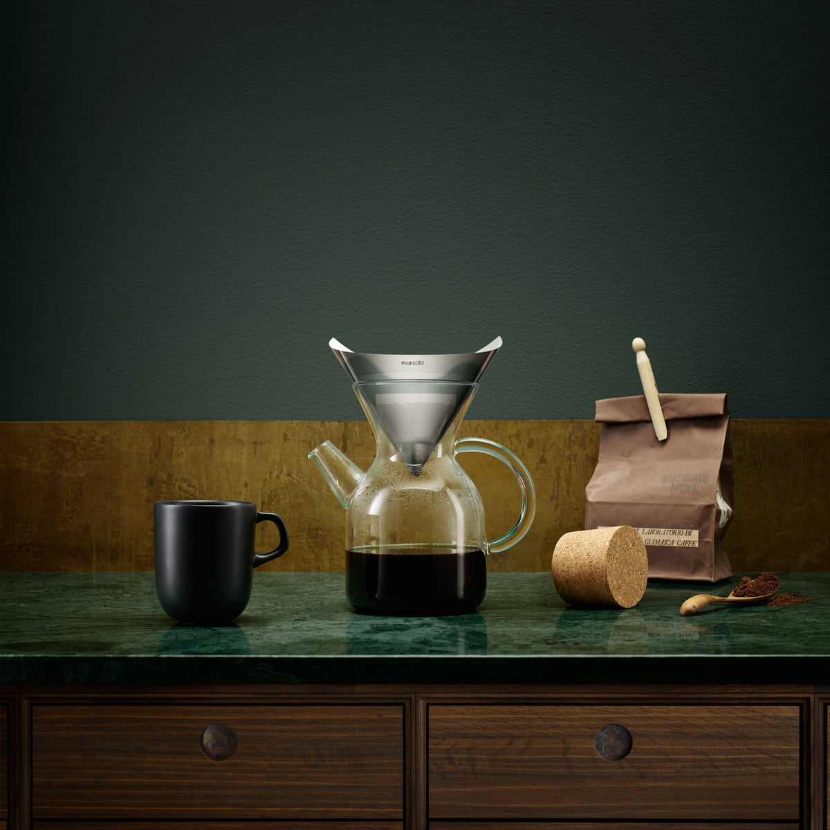 Buy the Pour-Over Coffee-Maker by Eva solo