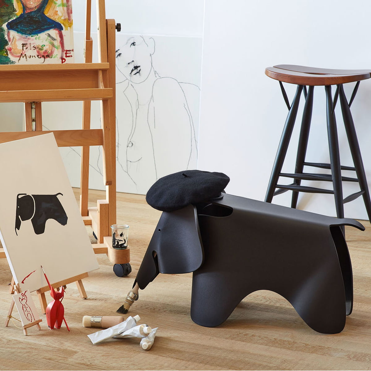 美品 Vitra正規品 送料無料 Vitra Eames Elephant Vitra Eames Elephant Plywood - 2Modern