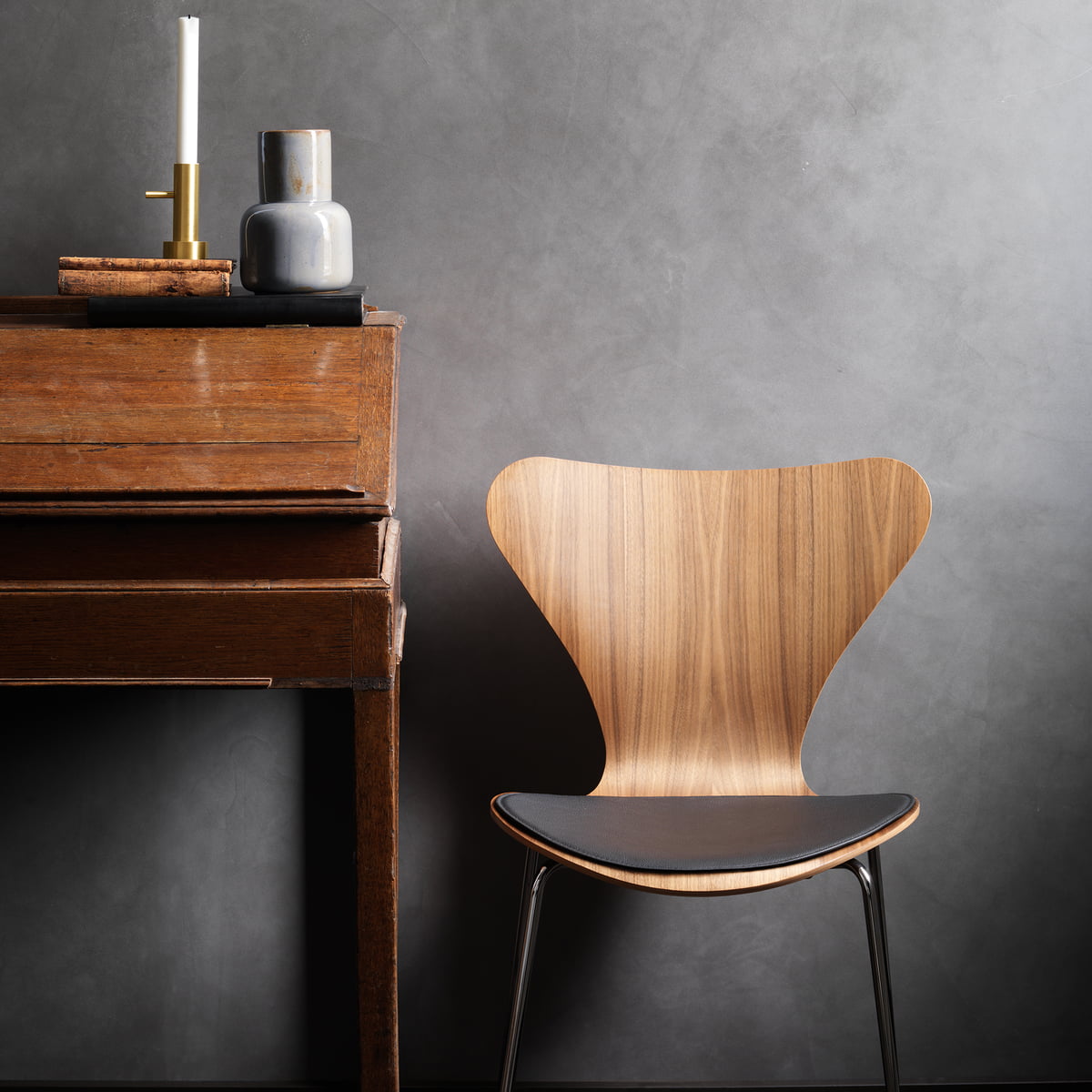 Leather Seat Cushion For Serie 7 Fritz Hansen