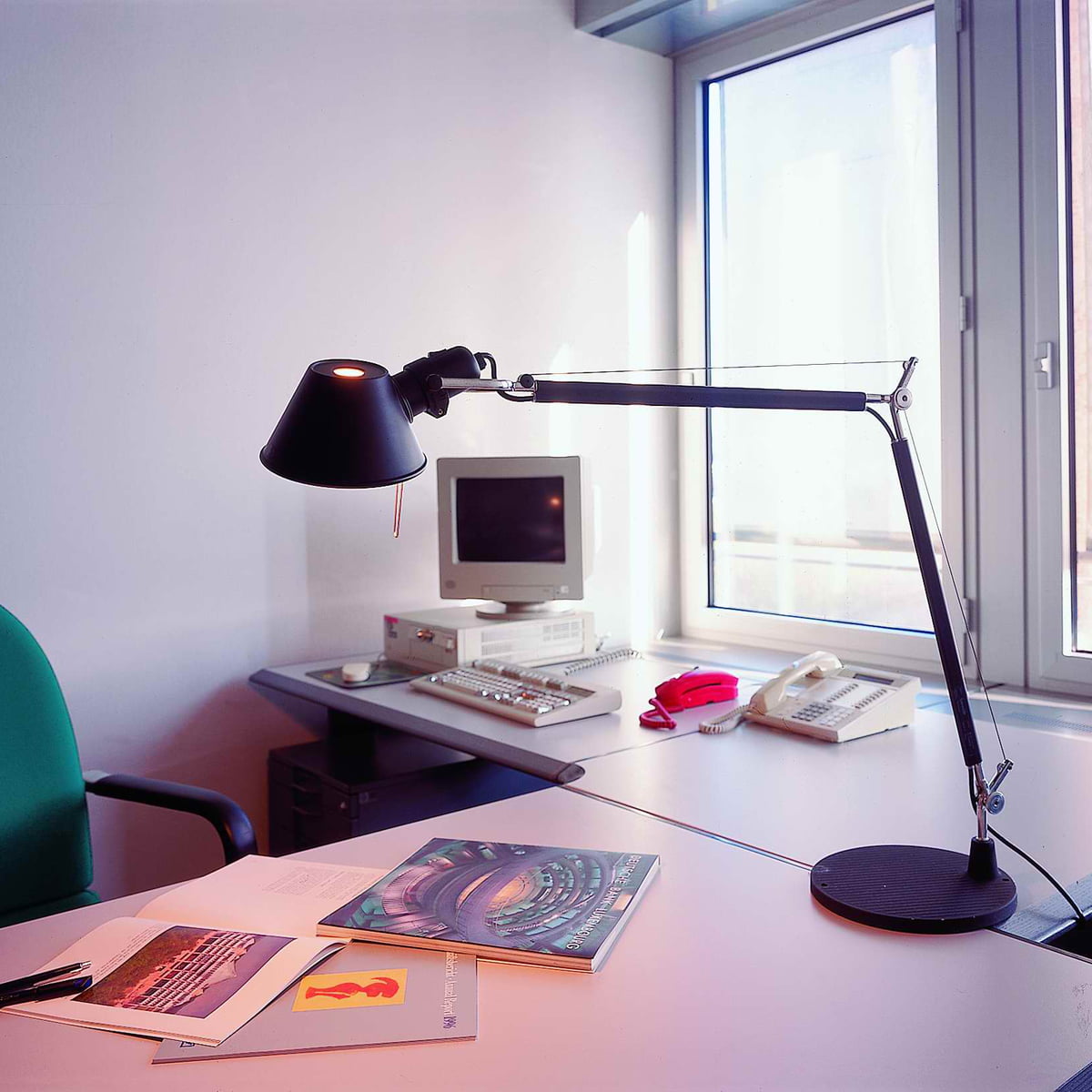 アルテミデ　TOLOMEO TAVOLO　M IN I LED S7077S Tolomeo Tavolo, Aluminium, Table clamp, LED | Artemide