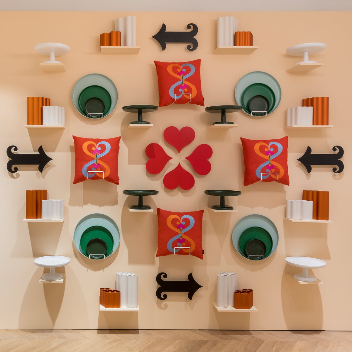 Vitra ヴィトラ ハート　l Wall Relief Metal Wall Relief International Love Heart / メタル ウォール