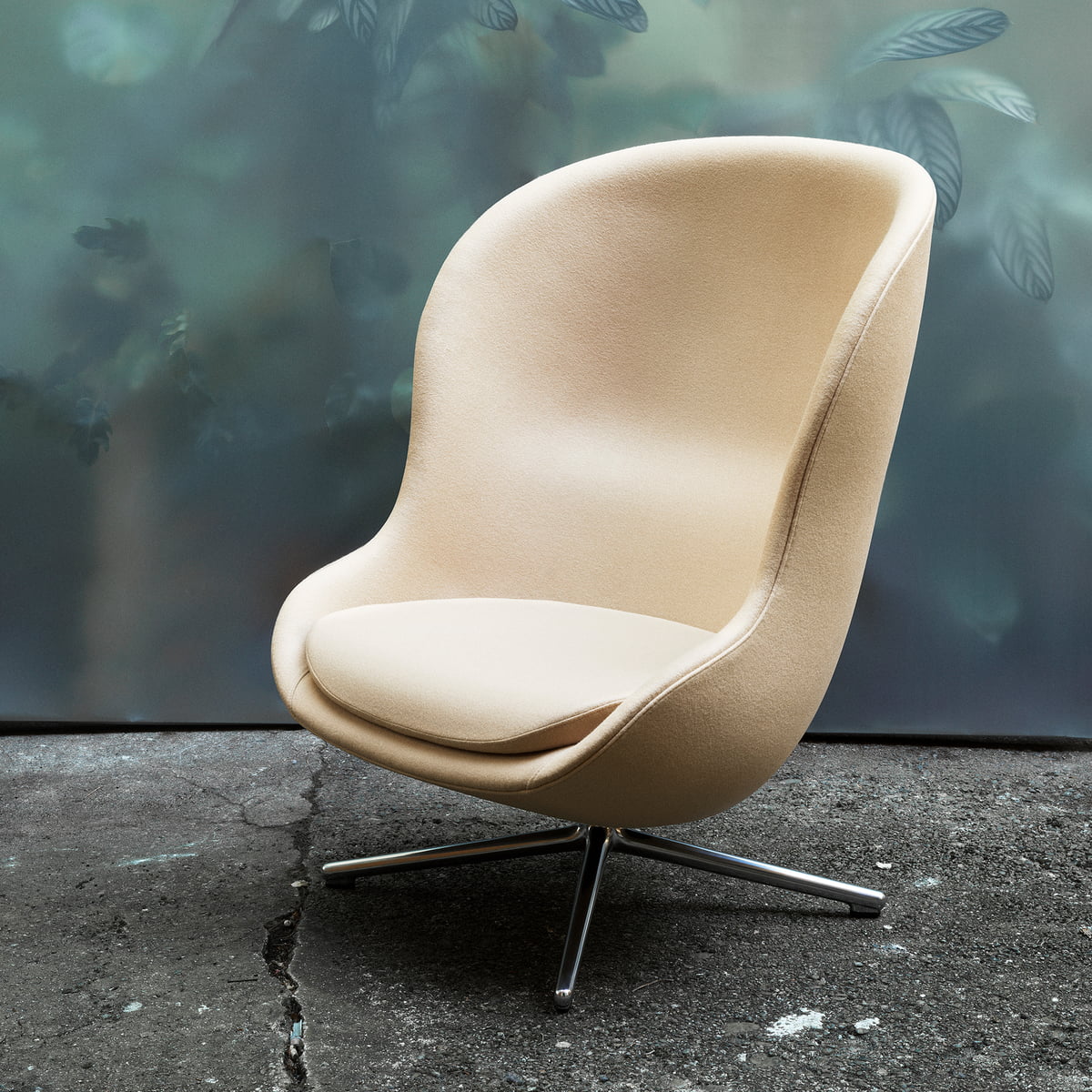 Normann Copenhagen Hyg Lounge Chair Aluminium Connox