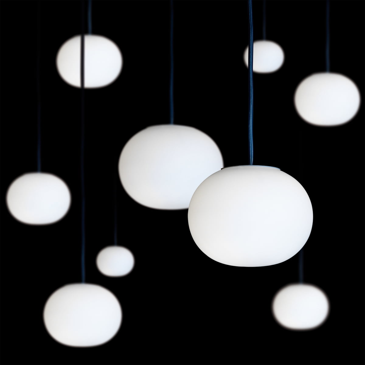 Glo-Ball Pendant Lamp by Morrison