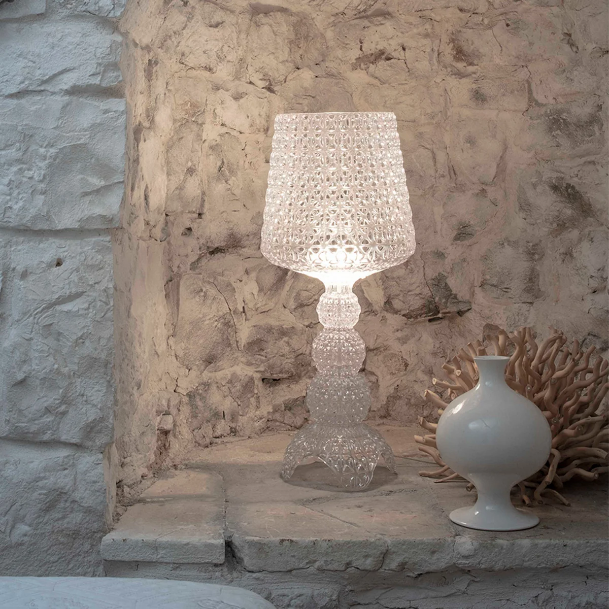 Kartell ミニカブキ　クリスタルランプ 楽天市場】正規代理店 Kartell カルテル テーブルランプ フロア