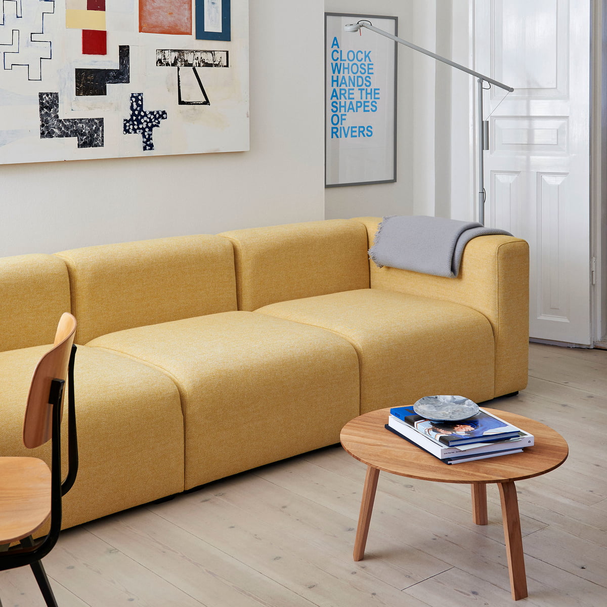 HAY / ヘイ Bella サーキュラー ウッデンコーヒーテーブル 60cm HAY - Bella Coffee table | Connox