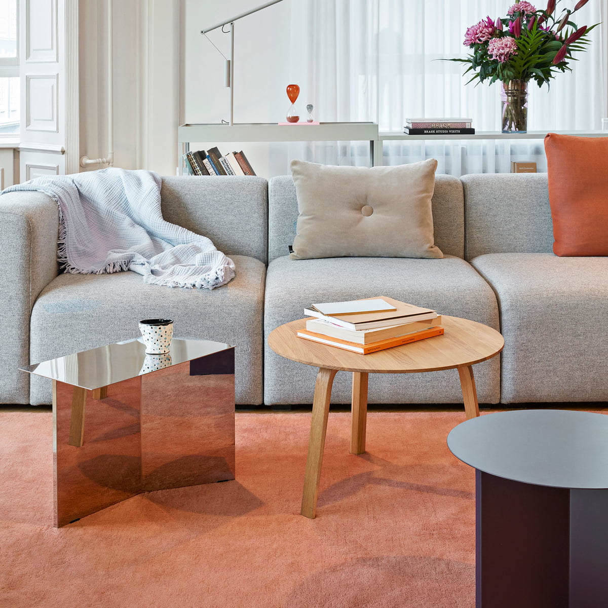 HAY / ヘイ Bella サーキュラー ウッデンコーヒーテーブル 60cm HAY - Bella Coffee table | Connox