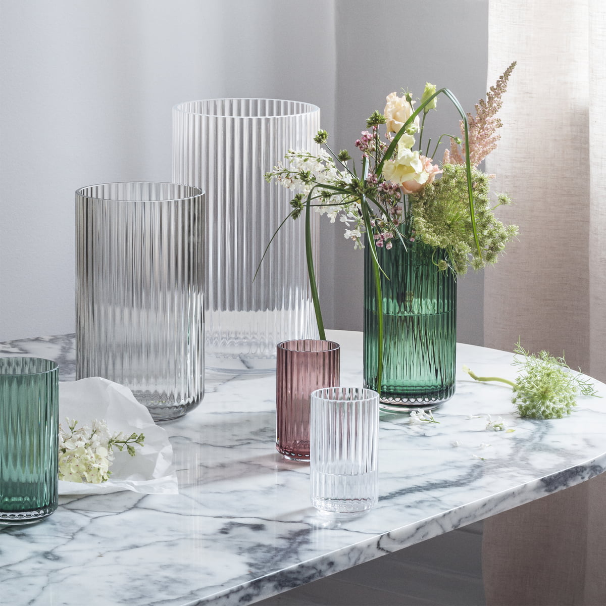 Slapen Ontwaken solo Lyngby Porcelæn - Glass vase (transparent) | Connox