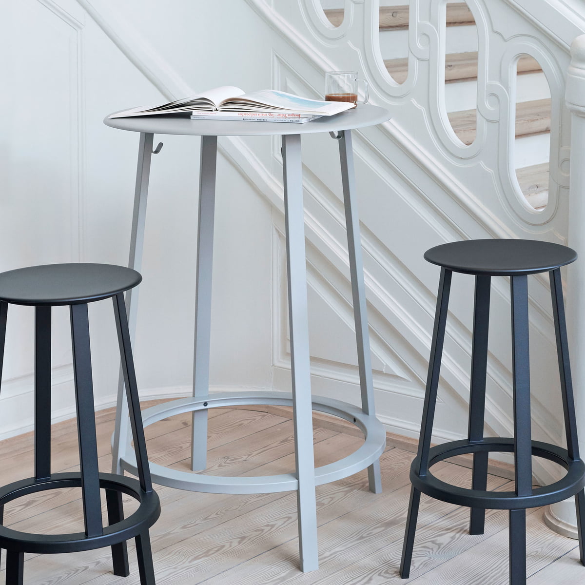 HAY REVOLVER BAR STOOL HIGH グレー　ヘイ HAY - Revolver Bar stool | Connox