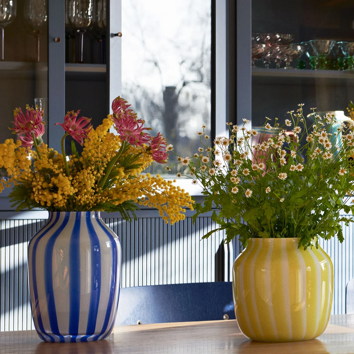 HAY フラワーベース　JUICE VASE HAY Juice vase, high, blue | Finnish Design Shop