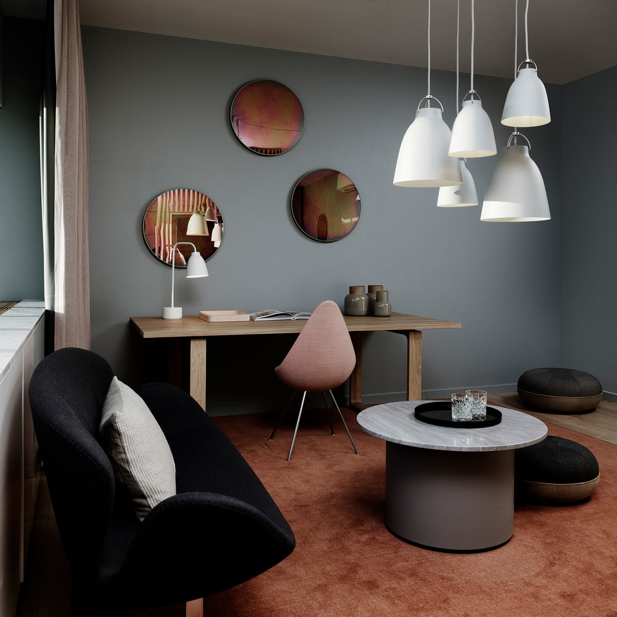 FRITZ HANSEN カラヴァッジオP2 LIGHTYEARS１ Caravaggio P2 pendant lamp by Fritz Hansen