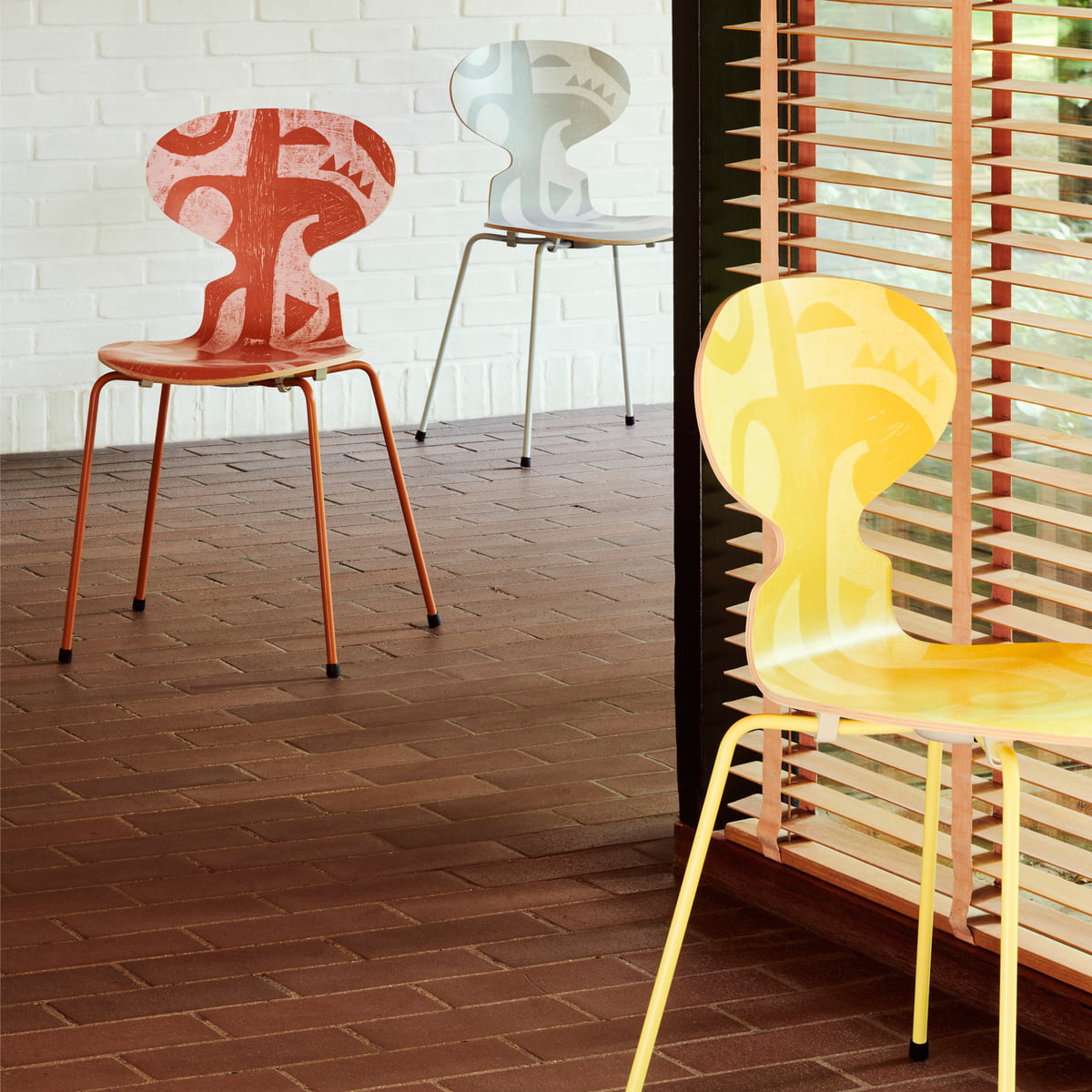 【Ant Chair】 Fritz Hansen   #C Fritz Hansen Ant Chair - Colored Ash