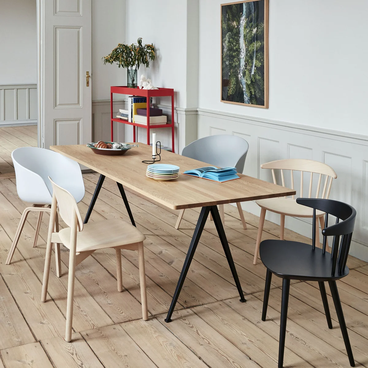 HAY チェア ABOUT A CHAIR / AAC 22 About A Chair AAC 22, Soft brick 2.0, Lacquered oak | Hay