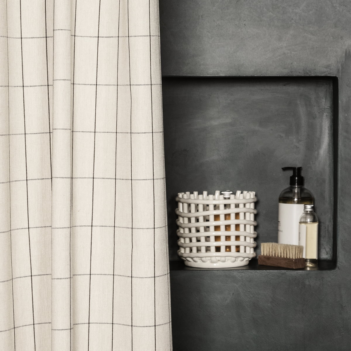 ferm Living - Chambray Shower curtain