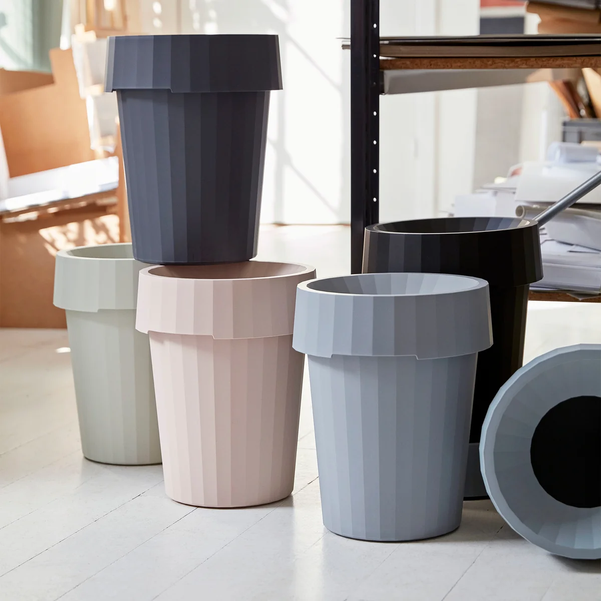 HAY ヘイ　ゴミ箱　Shade Bin グレー　ダストボックス HAY SHADE BIN | ヘイ シェードビン |MIX life-style（ミックス