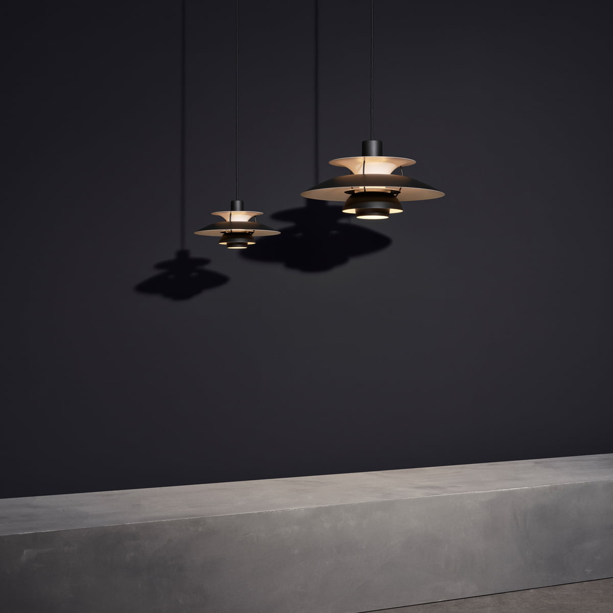 Louis Poulsen pendant lamp aluminum PH 5