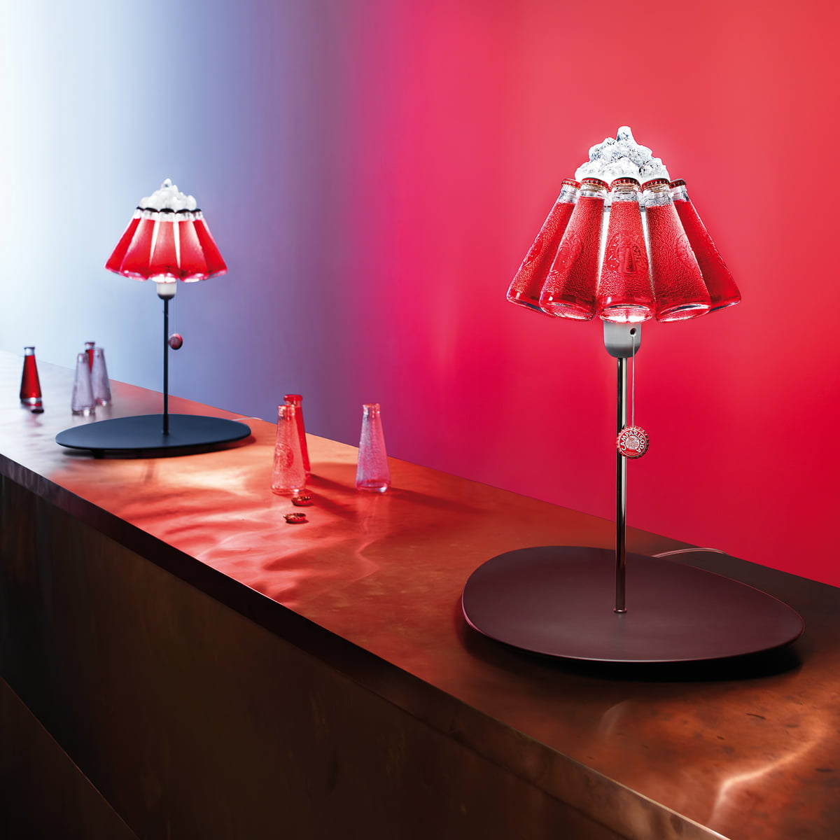succes Uitdrukking Melodieus Ingo Maurer - Campari Bar table lamp | Connox