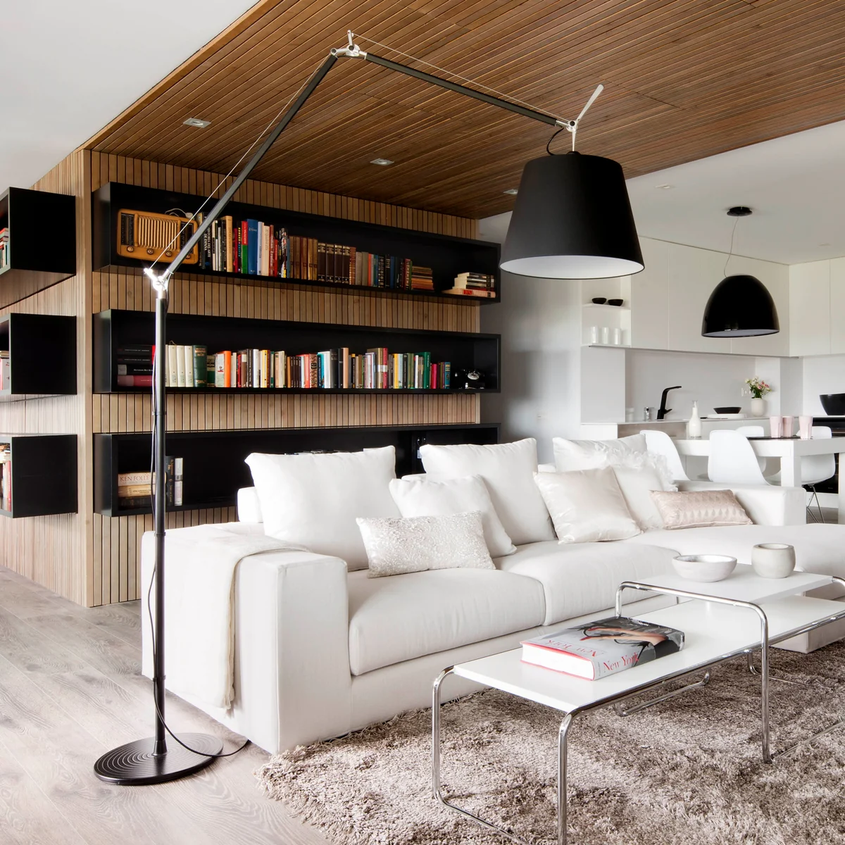 フロアスタンド Artemide Tolomeo Reading Floor Artemide Tolomeo Reading Floor Lamp for Indoors in Black color