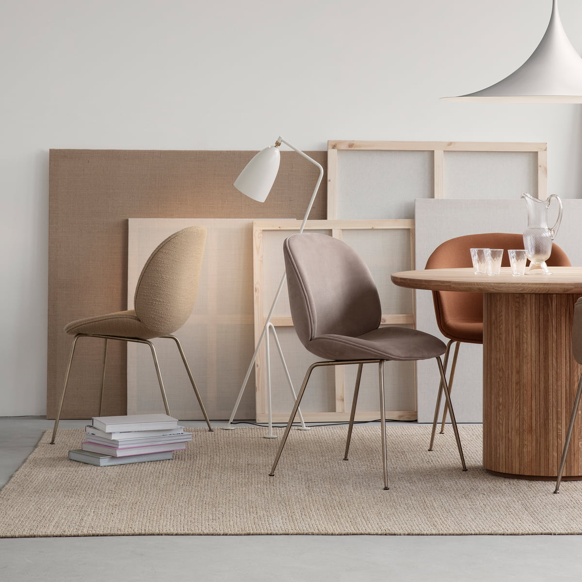 Gubi - Beetle Dining Chair (padded) | Connox