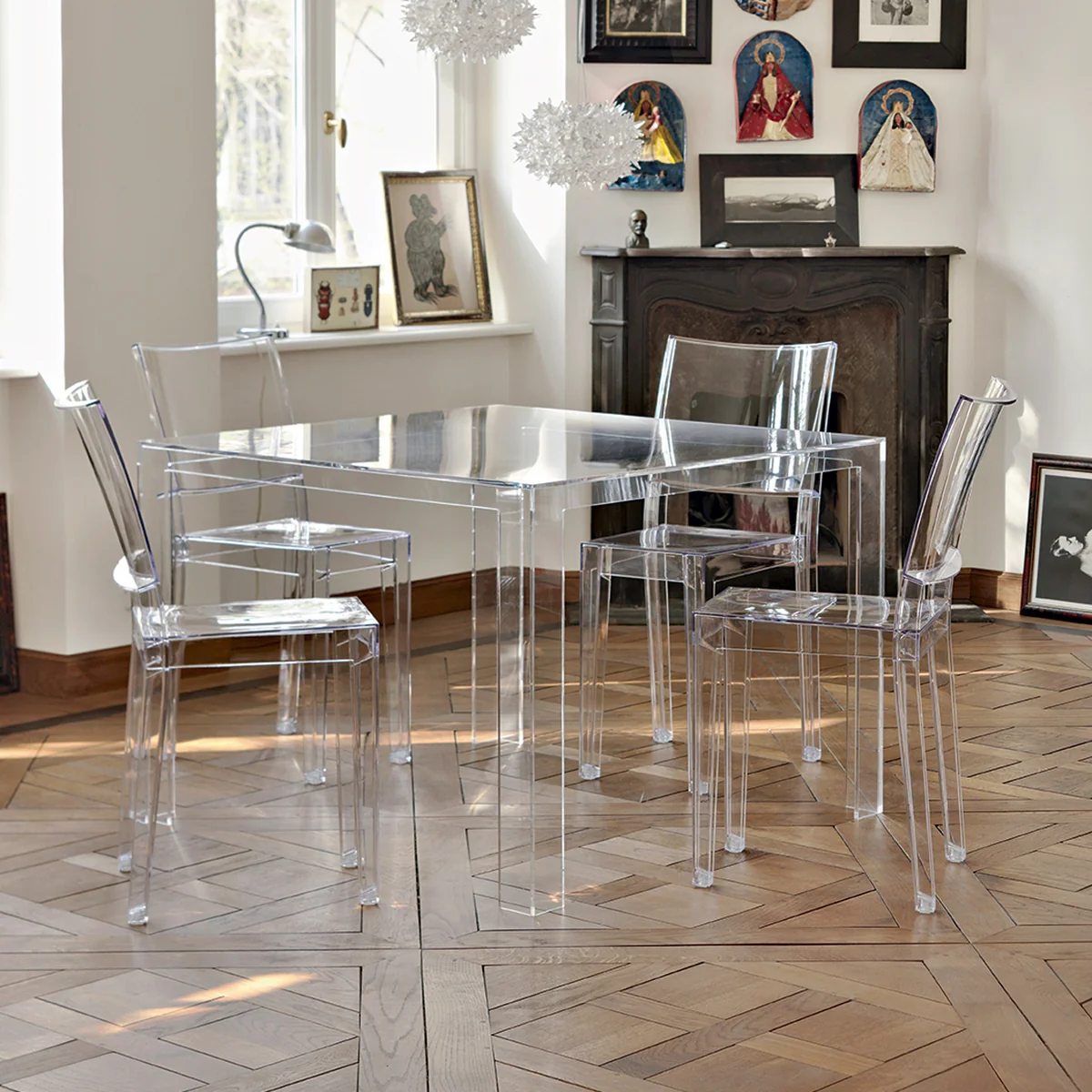 Kartell T-TABLE クリスタル テーブル Kartell T Table - 2Modern