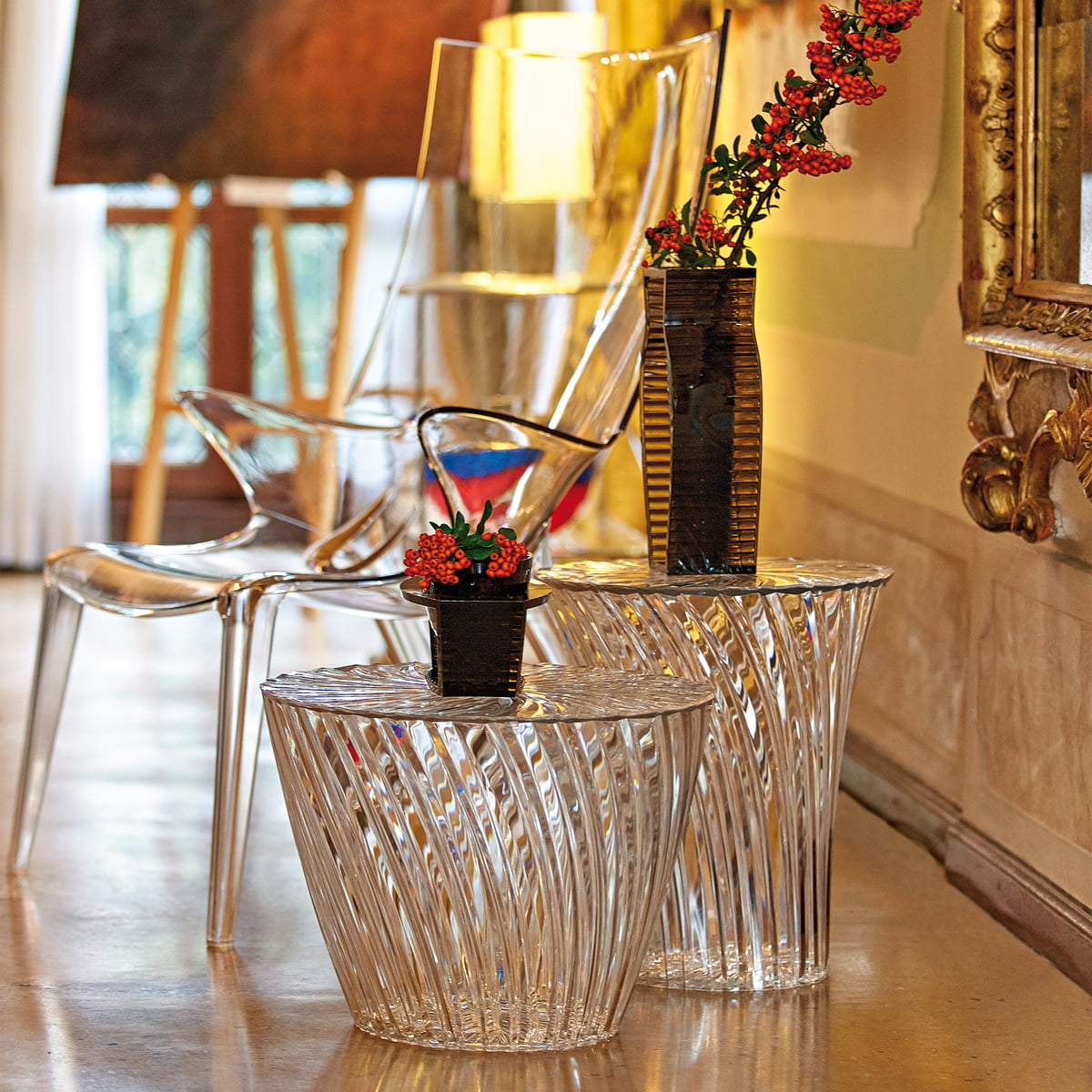 Kartell T-TABLE クリスタル テーブル T-Table Coffee Table by Kartell • room service 360°
