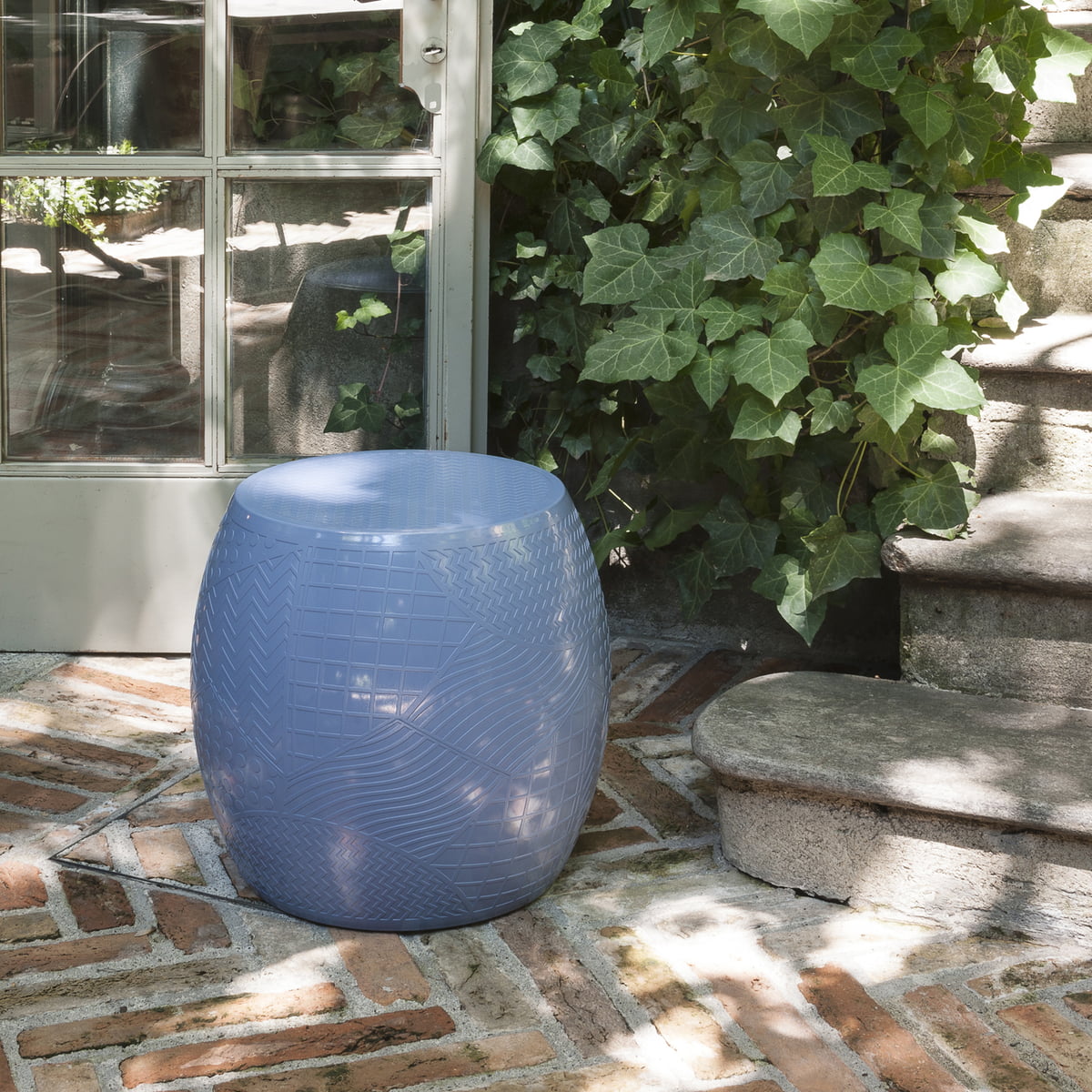 Bloomingville Deko Vase Nature Stoneware aus Steingut Maße Ø 12 x H 12 cm