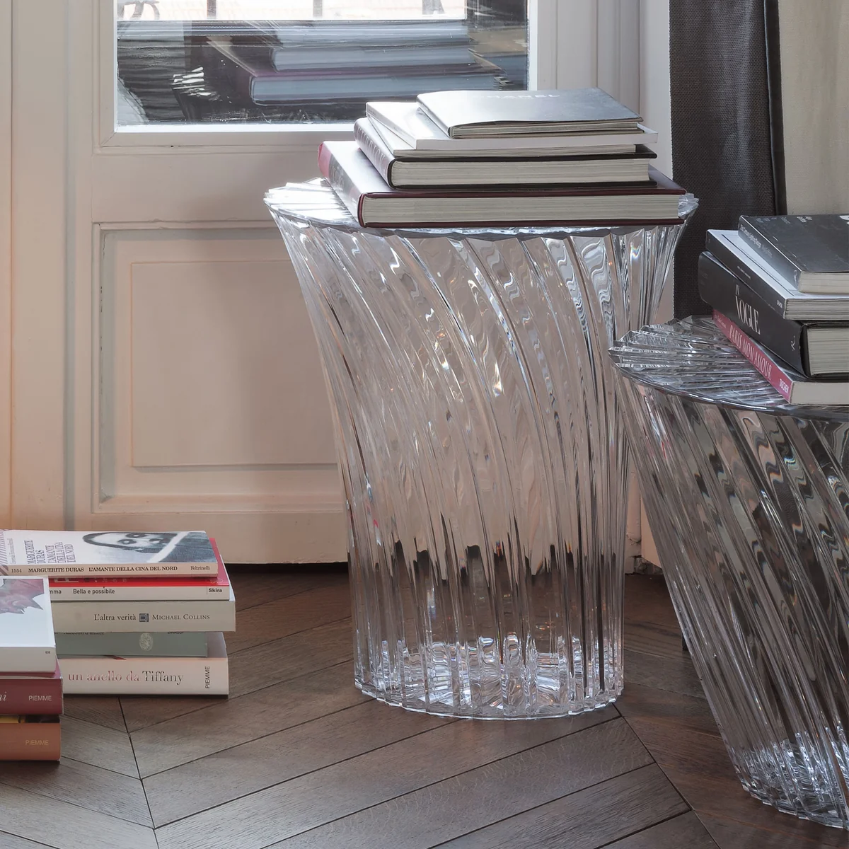 最終値下げ　Kartell　パニエ　クリスタル　透明　テーブル Kartell - Sparkle Side table | Connox