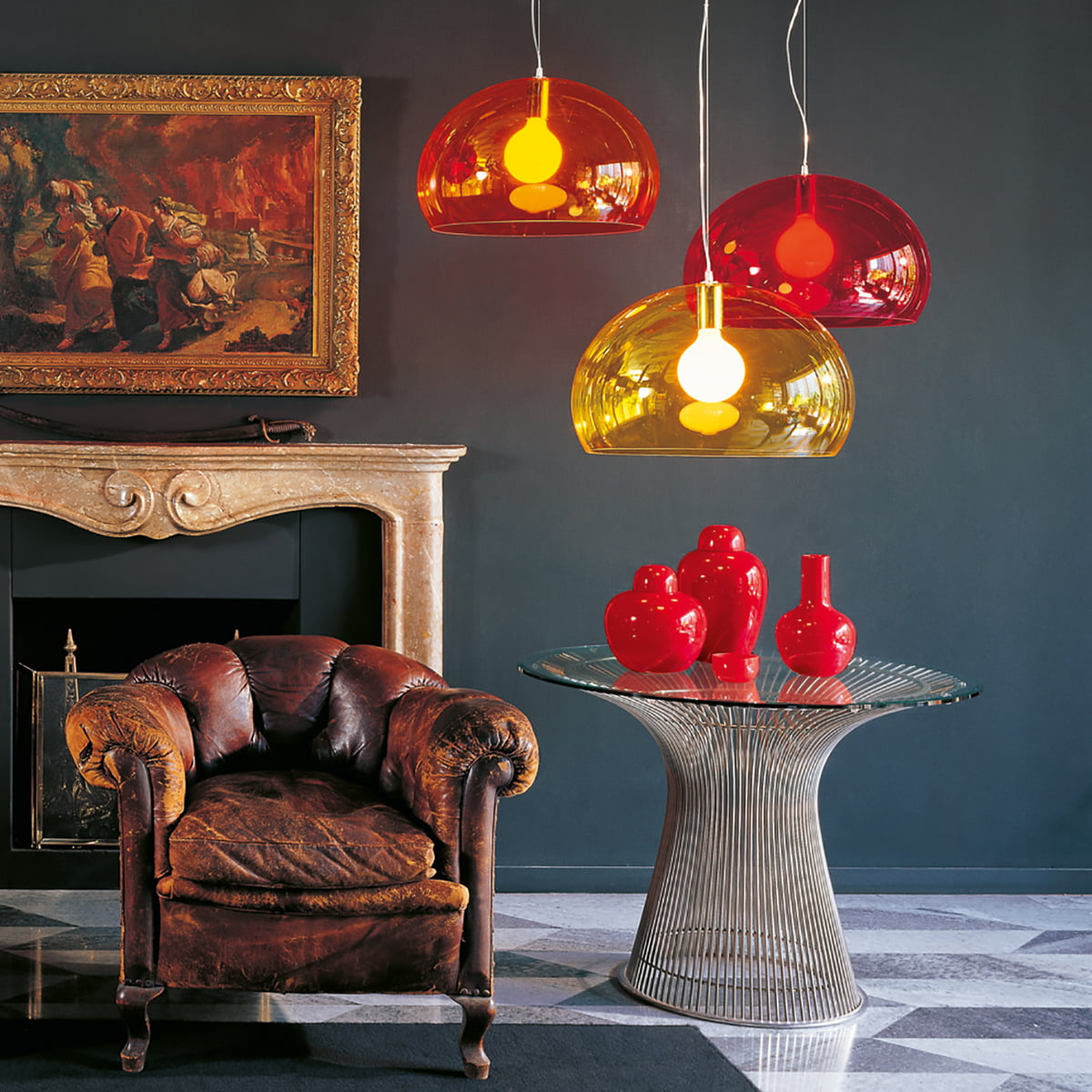 Small FL/Y pendant lamp by Kartell in our shop