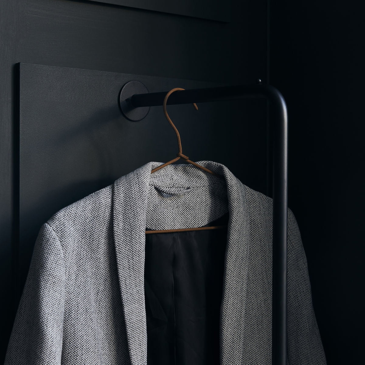 ferm LIVING Coat hanger, set of 3, black