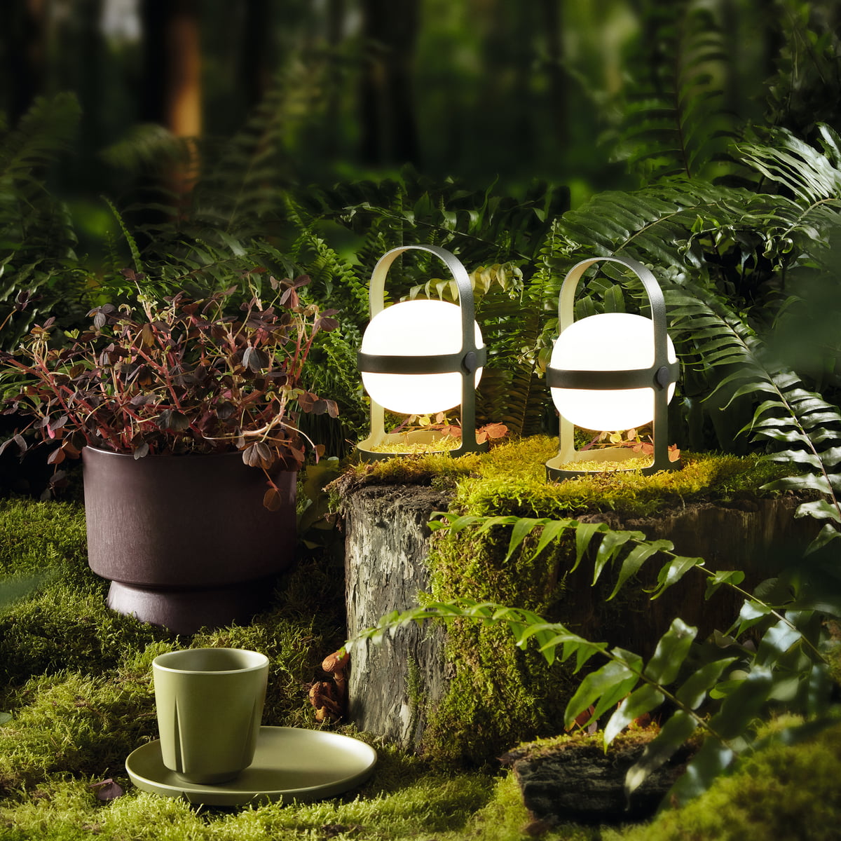 ライト・ランタン ROSENDAHL SOFT SPOT SOLAR BLACK H18.5cw Rosendahl Soft Spot Solar Lantern, Black – Rosendahl Design