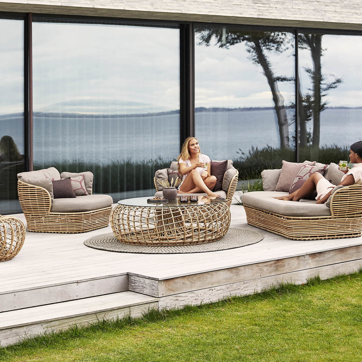 Psychiatrie specificatie Voorzichtig Cane-line - Basket 2-seater sofa Outdoor | Connox