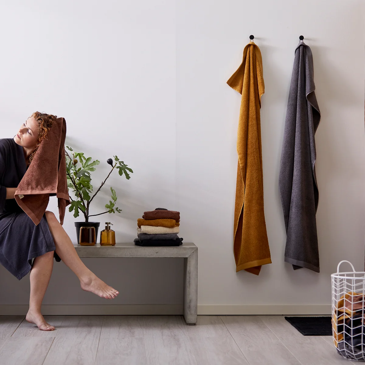 The Comfort Towels from Södahl for drying hair